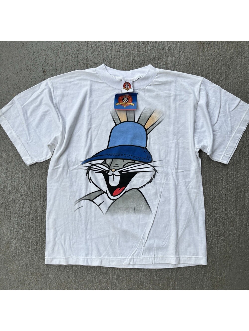 NEW Vintage 1996 Bugs Bunny Big Face Looney Tunes NWT Shirt YOUTH XL